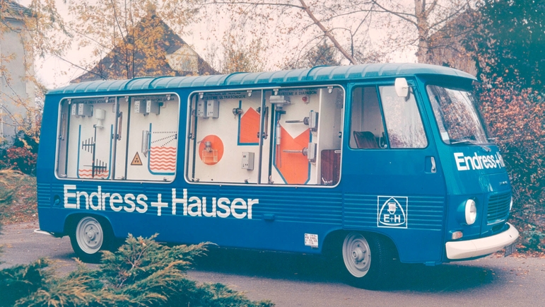 Seks begivenhedsrige årtier: Endress+Hausers historie