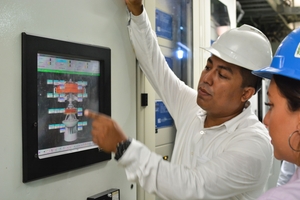 Temperaturovervågning for turbine, generator og skaft