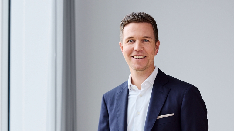 Portræt af Fabian Dreier, ny Corporate Director Supply Chain i Endress+Hauser-koncernen