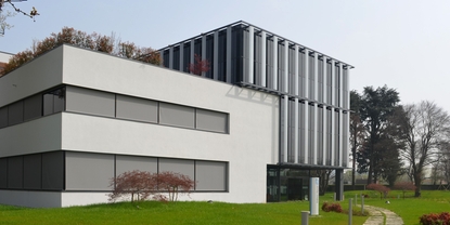 Endress+Hausers hovedsæde i Italien ligger i nærheden af Milano. Bygningen blev renoveret i 2016.