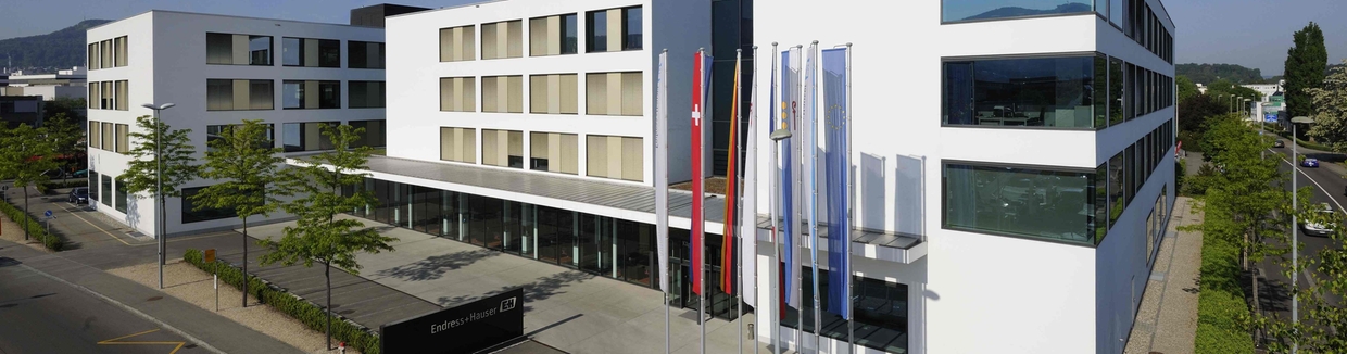 Endress+Hausers hovedkontorer: 'Sternenhof-bygningen' i Reinach, Schweiz