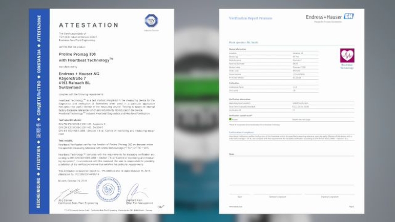 Screenshot photo af: TÜV SÜD certifikat