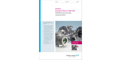 Innovationsbrochure-cover – Proline Prosonic Flow G 300 og Prosonic Flow G 500