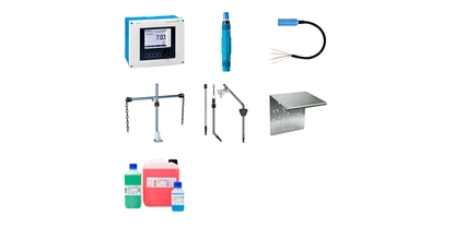 Bundle for pH measuring point in demanding environements in wastewater applications