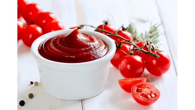 Ketchup is a fluid with complex characteristics due to its components