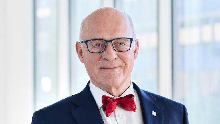 'Dr. Klaus Endress, bestyrelsesformand for Endress+Hauser-koncernen.