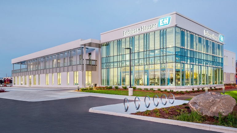 Det nye kundeoplevelsescenter hos Endress+Hauser i Burlington, Canada (Ontario).