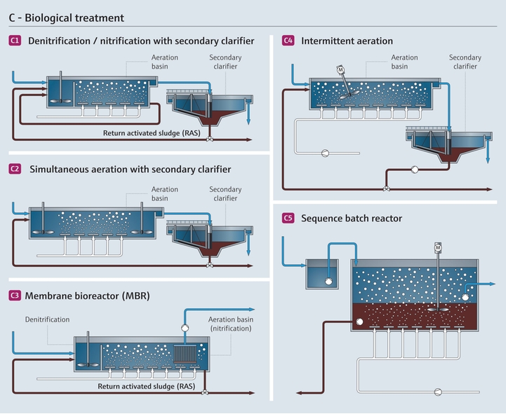 Biologisk spildevandsrensning