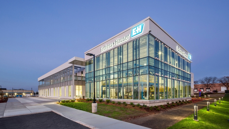 Endress+Hausers kunde- og træningscenter i Burlington, Ontario, Canada