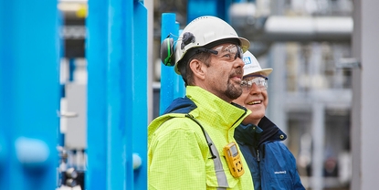 Trykmåling i dampreformeren fungerer pålideligt og enkelt hos Messer Industriegase.