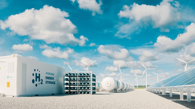 Hydrogenproduktion og lagring anvender genanvendelig energi