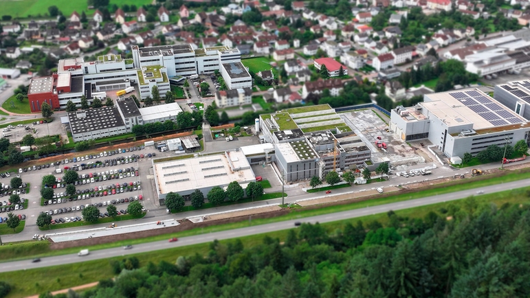 Produktionsanlæg i Maulburg, Tyskland